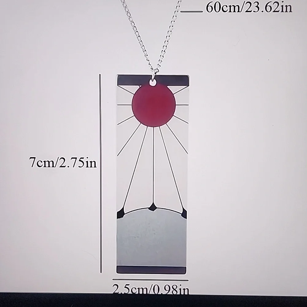 Anime "Demon Slayer" hnafuda necklace - Picture 3 of 5